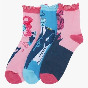 Web Toon Lore Olympus socks - set of 3 | Hades & Persephone | size 5-10 NWT